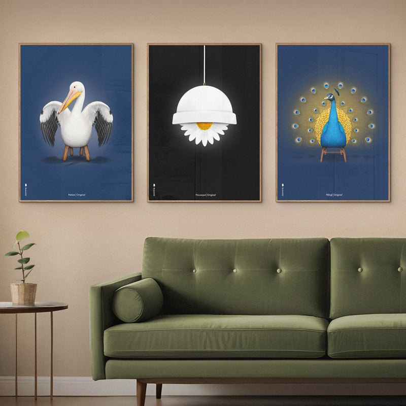 Brainchild – Poster – Klassisk – Mörkblå – Pelikan