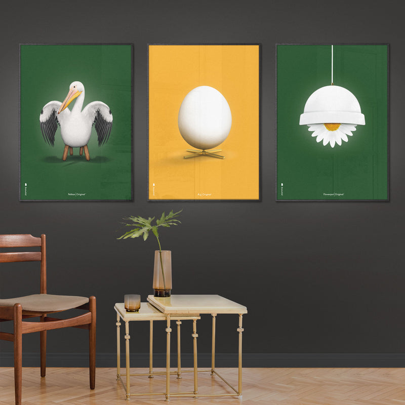 Brainchild – Poster – Klassisk – Gul – Ägg
