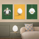 Brainchild – Poster – Klassisk – Gul – Ägg