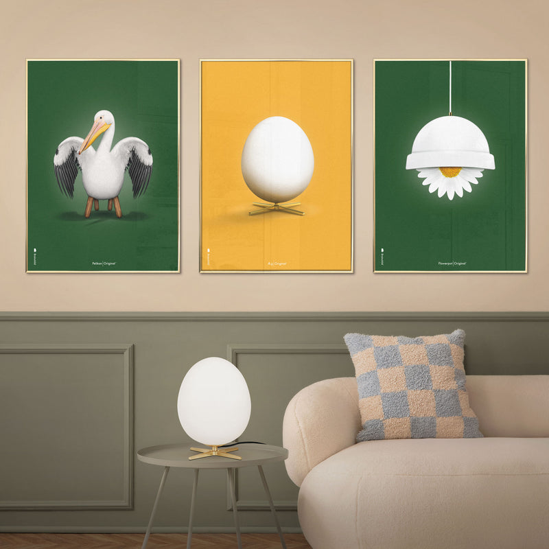Brainchild – Poster – Klassisk – Gul – Ägg
