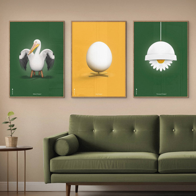 Brainchild – Poster – Klassisk – Gul – Ägg