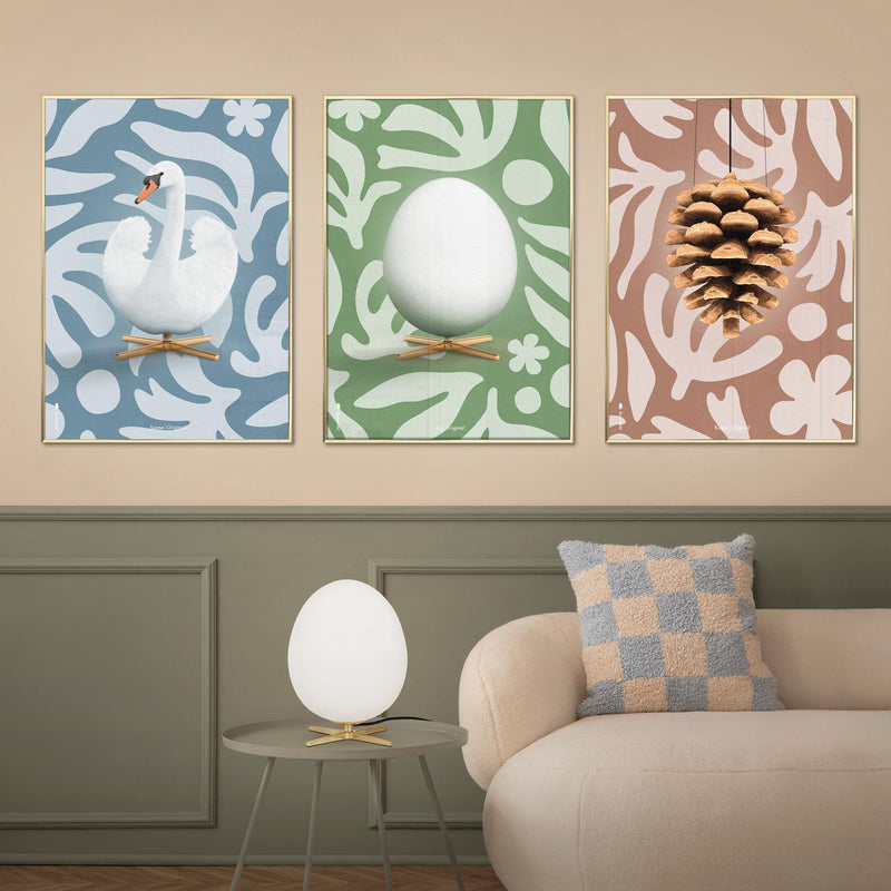 Brainchild – Poster – Flora – Blå – Svan