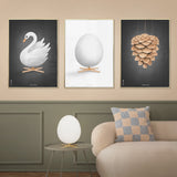 Brainchild – Poster – Akvarell – Svart – Svan