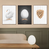Brainchild – Poster – Akvarell – Svart – Ägg