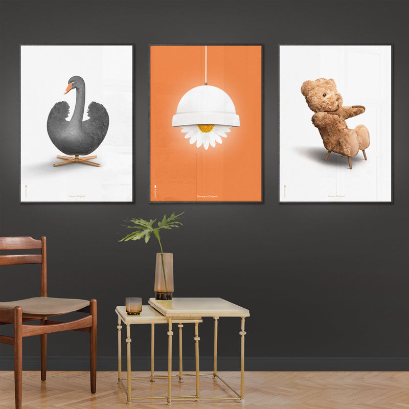 Brainchild – Poster – Klassisk – Vit – Svan