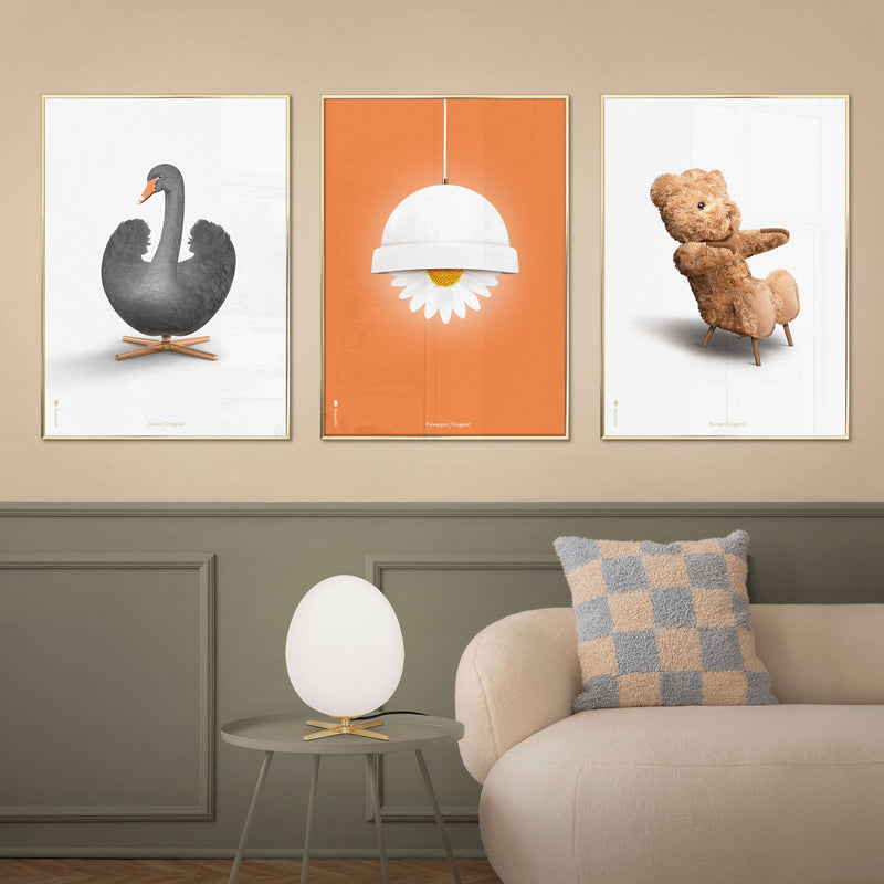 Brainchild – Poster – Klassisk – Vit – Svan