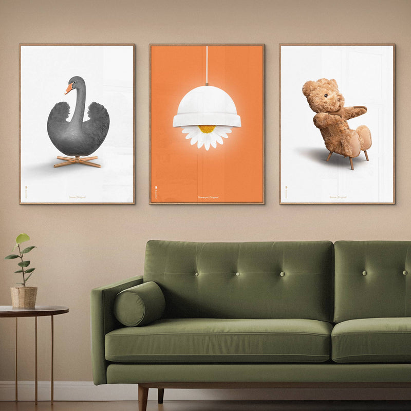 Brainchild – Poster – Klassisk – Vit – Svan