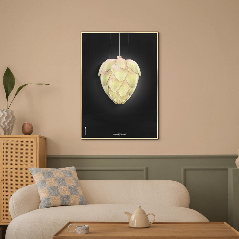 Brainchild – Poster – Klassisk – Svart – Kronärtskocka