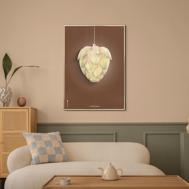 Brainchild – Poster – Klassisk – Brun – Kronärtskocka
