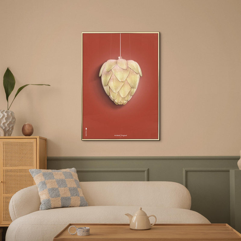Brainchild – Poster – Klassisk – Röd – Kronärtskocka