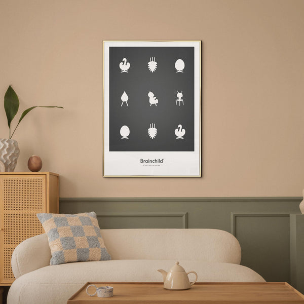 Brainchild – Poster – Designikoner – Mörkgrå