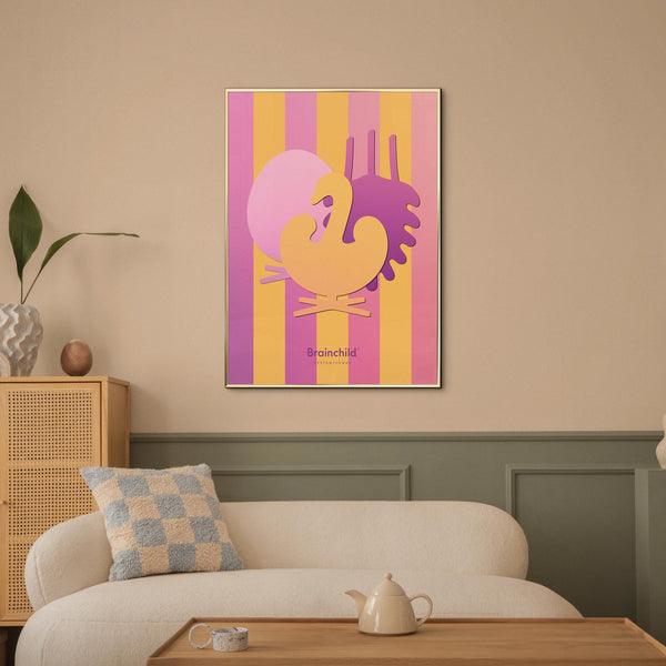Brainchild – Poster – Designikoner – Rosa – Symfoni