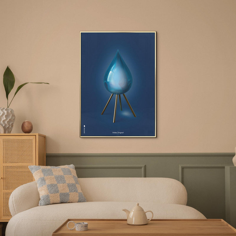 Brainchild – Poster – Klassisk – Mörkblå – Droppe