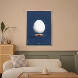 Brainchild – Poster – Klassisk – Mörkblå – Ägg