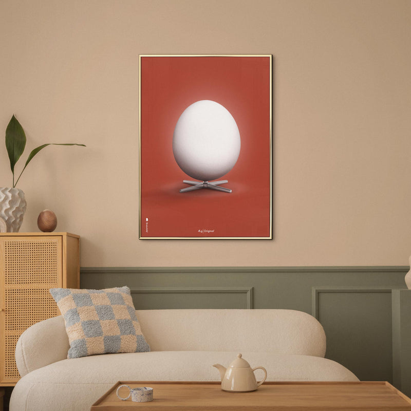 Brainchild – Poster – Klassisk – Röd – Ägg