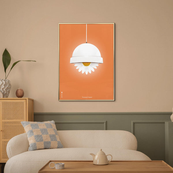 Brainchild – Poster – Klassisk – Orange – Flowerpot