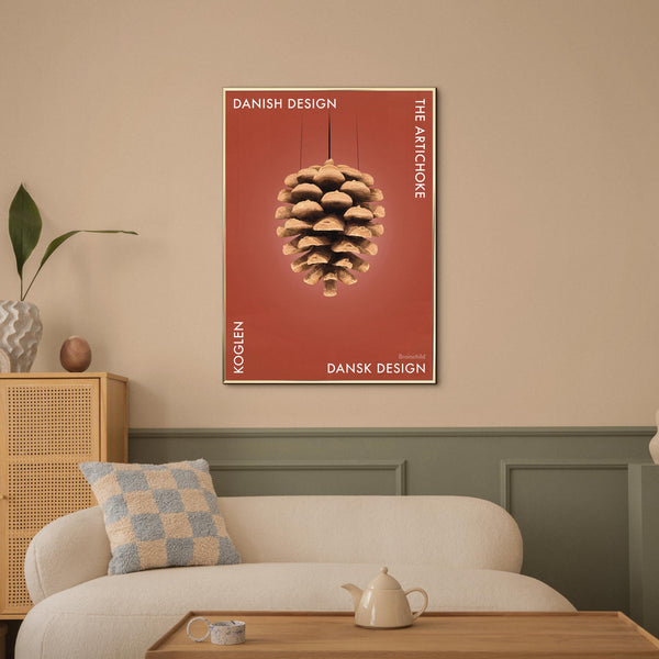 Brainchild – Poster – Danish Design – Röd – Kotte