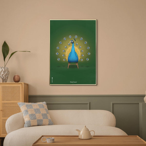 Brainchild – Poster – Klassisk – Grön – Påfågel
