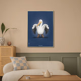 Brainchild – Poster – Klassisk – Mörkblå – Pelikan