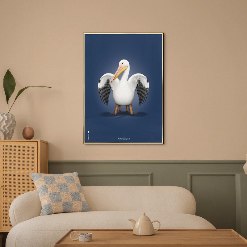 Brainchild – Poster – Klassisk – Mörkblå – Pelikan