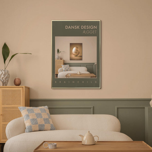 Brainchild – Poster – Danish Design – Rum – Grön – Ägg