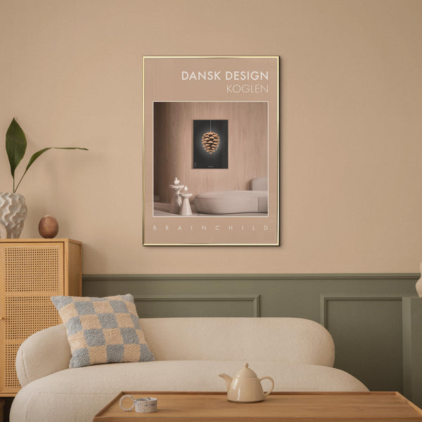 Brainchild – Poster – Danish Design – Rum – Brun – Kotte