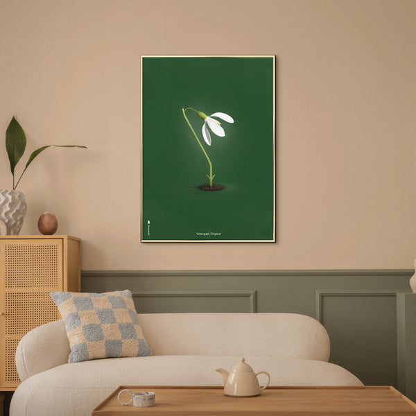 Brainchild – Poster – Klassisk – Grön – Snödroppar