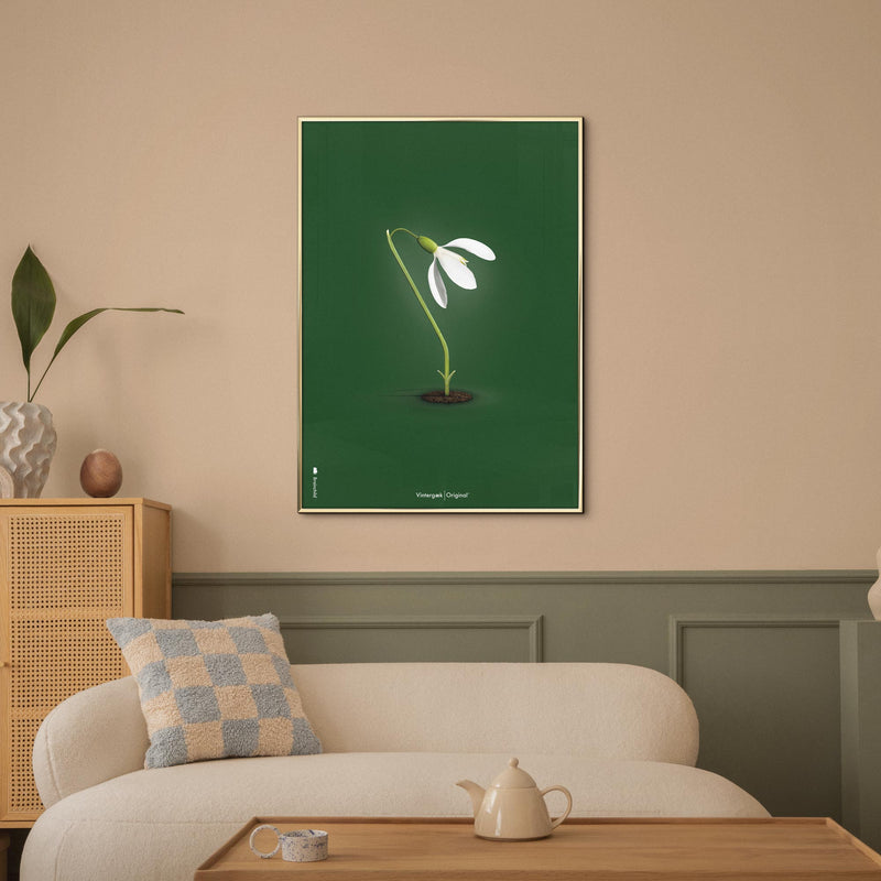 Brainchild – Poster – Klassisk – Grön – Snödroppar