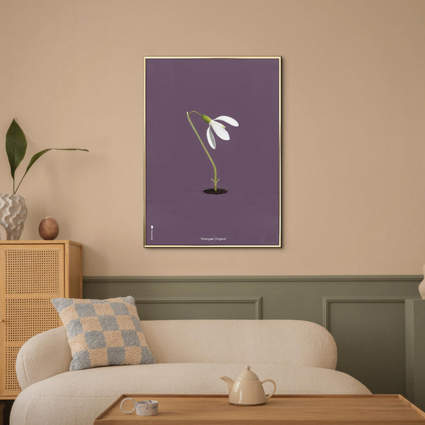 Brainchild – Poster – Klassisk – Lila – Snödroppar
