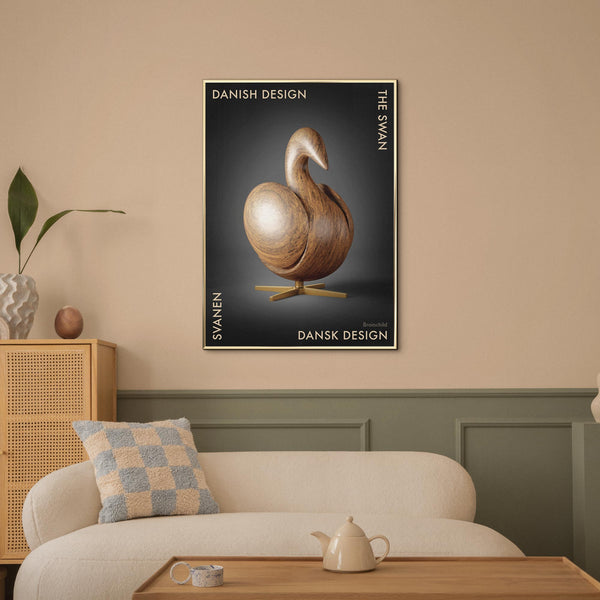 Brainchild – Poster – Danish Design – Svart – Svan Figuren