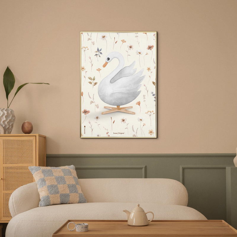 Brainchild – Poster – Flora – Sand – Akvarell Svan