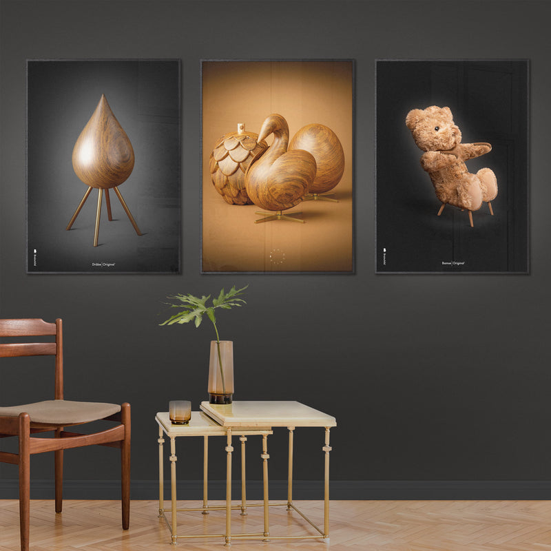 Brainchild – Poster – Klassisk – Svart – Droppen Figur