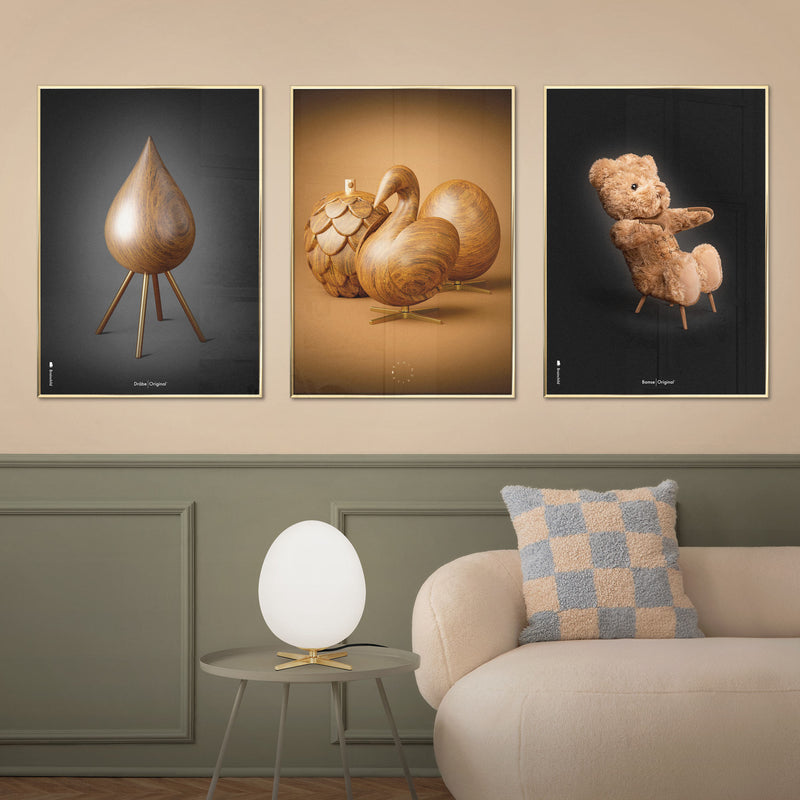 Brainchild – Poster – Klassisk – Svart – Droppen Figur