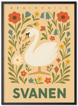 Brainchild – Poster – Flora – Varm sand – Svan