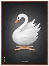 Brainchild – Poster – Akvarell – Svart – Svan