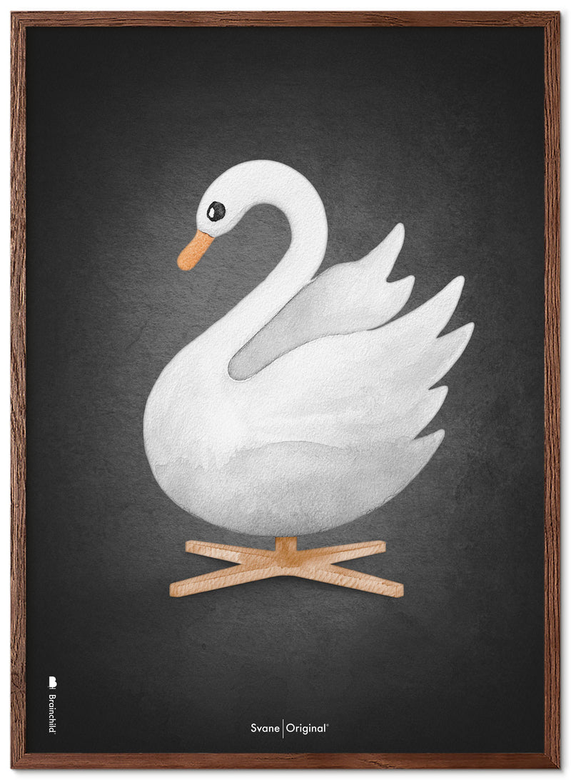 Brainchild – Poster – Akvarell – Svart – Svan