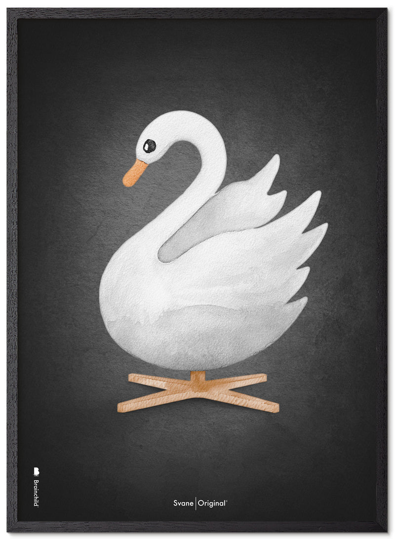 Brainchild – Poster – Akvarell – Svart – Svan