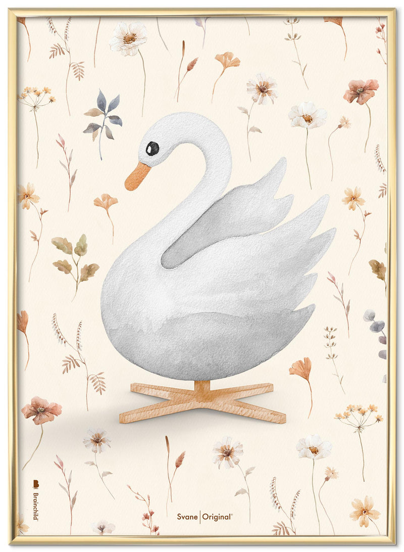 Brainchild – Poster – Flora – Sand – Akvarell Svan