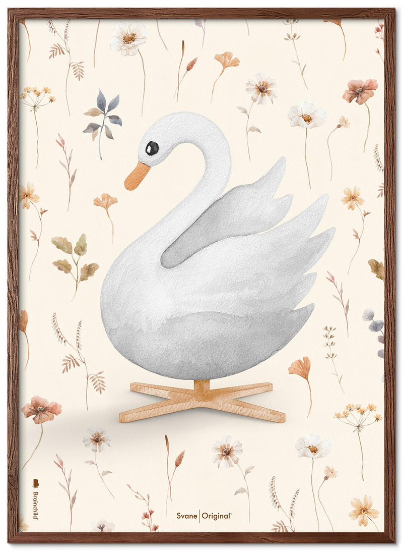 Brainchild – Poster – Flora – Sand – Akvarell Svan