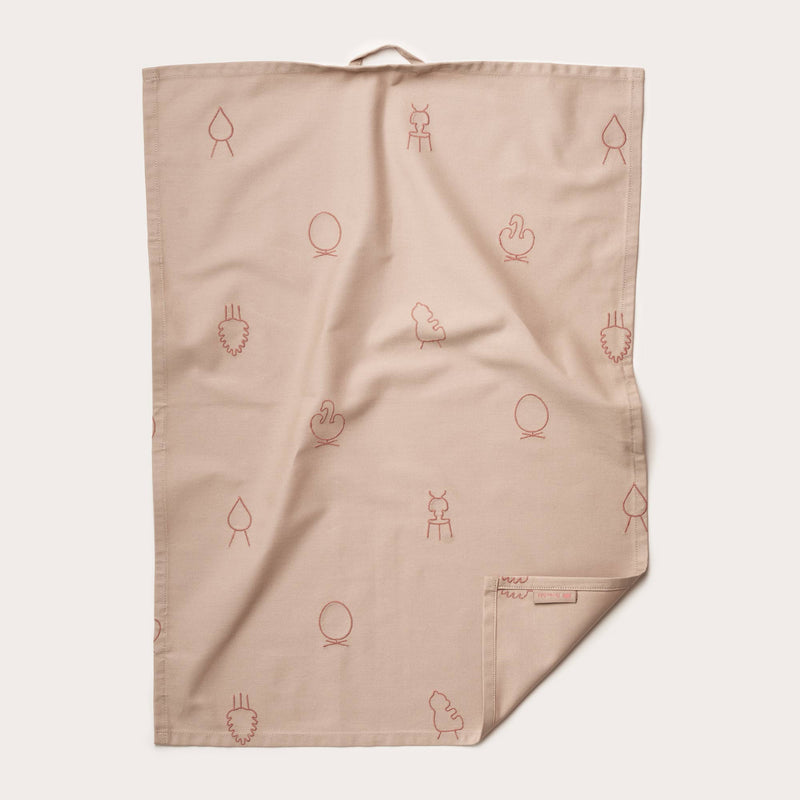 Brainchild – Kökstextilier – Kökshandduk – Rosa
