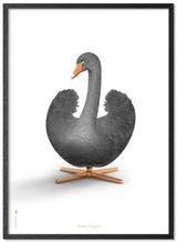 Brainchild – Poster – Klassisk – Vit – Svan