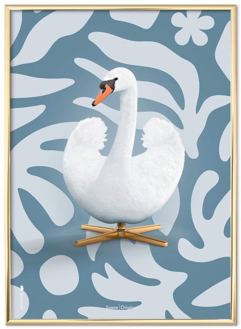 Brainchild – Poster – Flora – Blå – Svan
