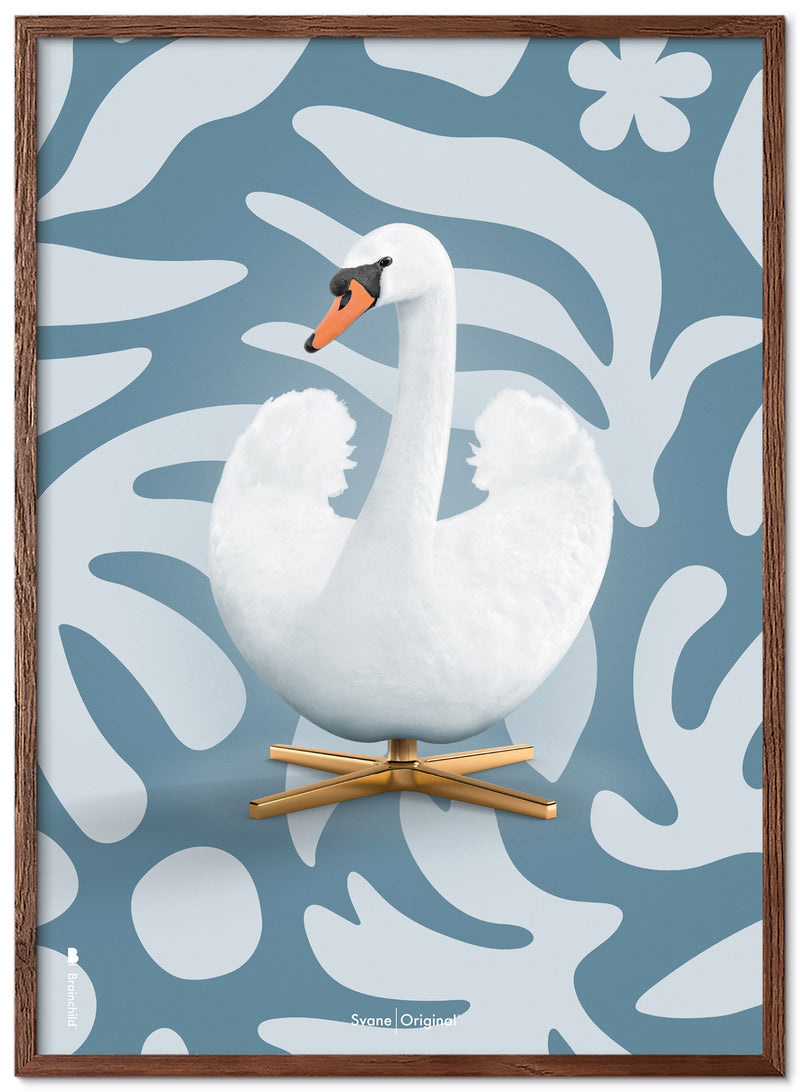 Brainchild – Poster – Flora – Blå – Svan