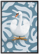 Brainchild – Poster – Flora – Blå – Svan