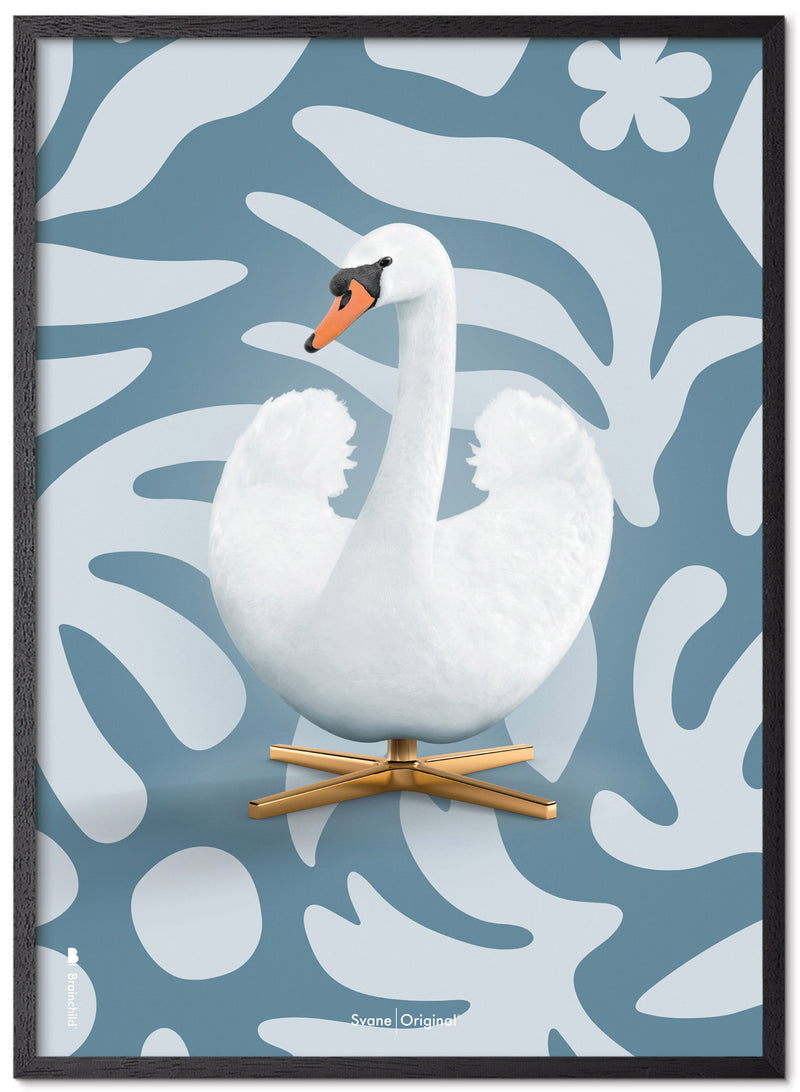 Brainchild – Poster – Flora – Blå – Svan