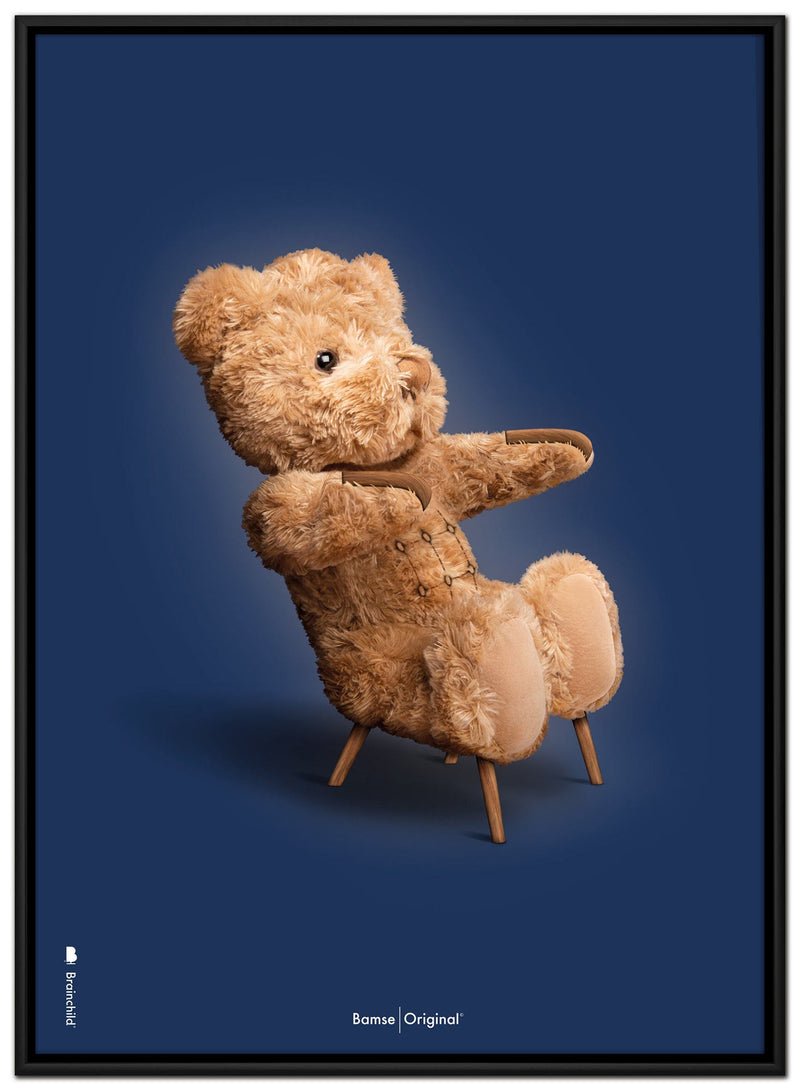 Brainchild – Canvastryck – Klassisk – Mörkblå – Bamse