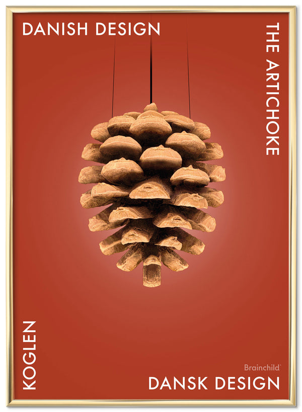 Brainchild – Poster – Danish Design – Röd – Kotte