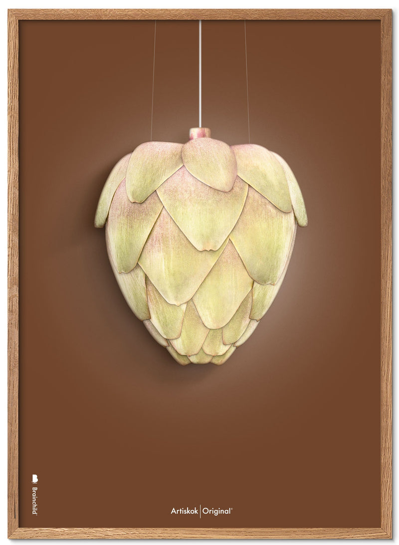 Brainchild – Poster – Klassisk – Brun – Kronärtskocka
