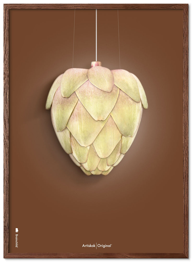 Brainchild – Poster – Klassisk – Brun – Kronärtskocka