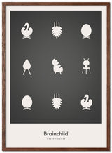 Brainchild – Poster – Designikoner – Mörkgrå
